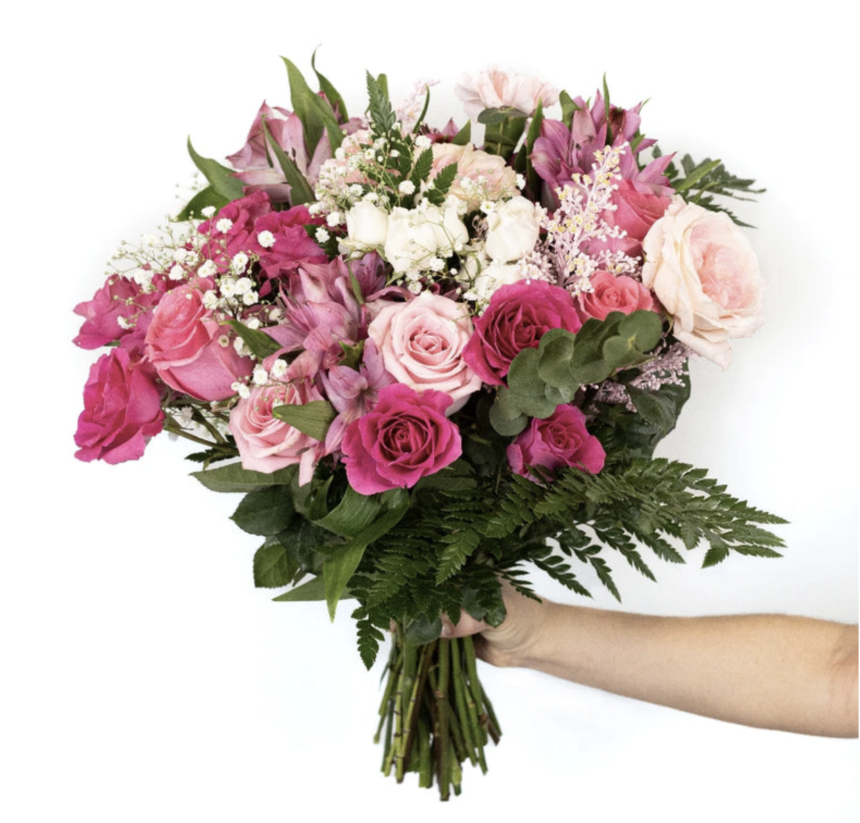 Delightfully Pink Wedding Centerpieces