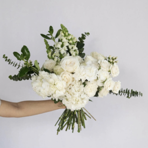Snow White Flower Centerpiece