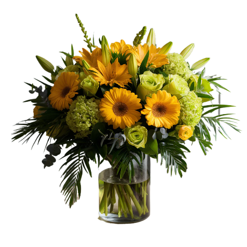 Verdant Sunshine Bouquet